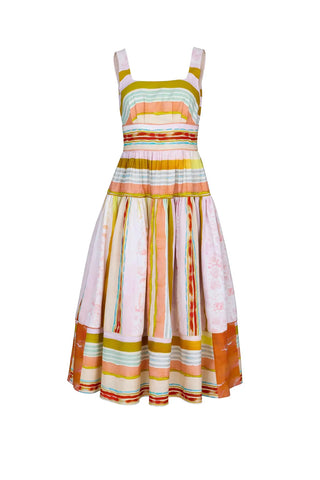Hunter Bell Mara Dress - Abstract Stripe