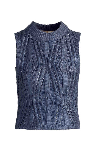 Marie Oliver McGuire Top - Navy