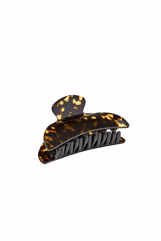 Midi Heirloom Claw In Dark Tortoise - Dark Tortoise Hair Accessories Machete Monkee's of The Woodlands