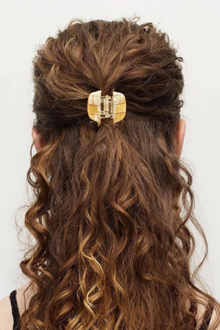Mini Claw In Blonde Tortoise - Blonde Tortoise Hair Accessories Machete Monkee's of The Woodlands