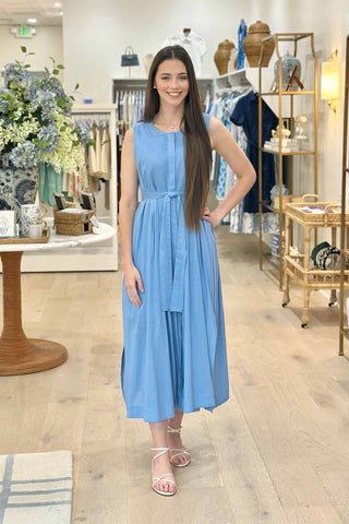 blue dresses for women in store Trendy Royal Blue Bubble Sleeve Dress main image 0