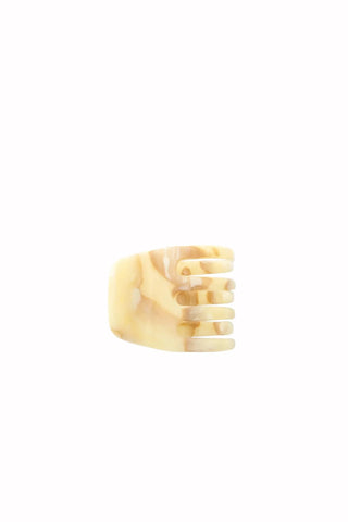 Mini Claw In CrèMe - CrèMe Hair Accessories Machete Monkee's of The Woodlands