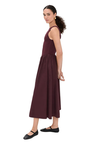 Mixed Media Midi Dress