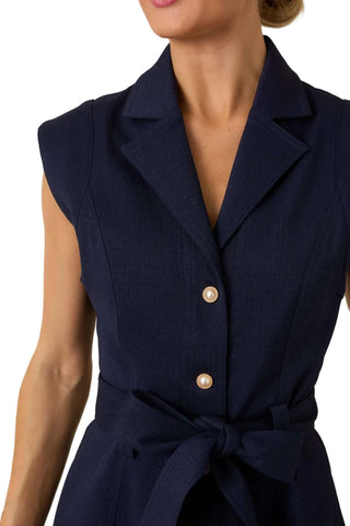 Jackie Mini Dress - Navy Blue Dresses Prosperina Monkee's of The Woodlands