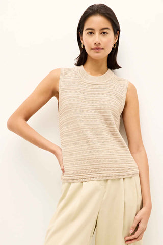 Marie Oliver Nev Top - Tan
