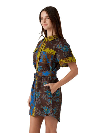 Nicole Dress - Wild Vine Mix Dresses Hunter Bell Monkee's of The Woodlands