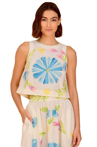 Kit Skirt - Flora Painted Skirts Olivia by Livro Monkee's of The Woodlands