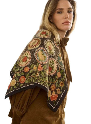 Oversized Scarf - Found Heirloom Scarves Hunter Bell Monkee's of The Woodlands