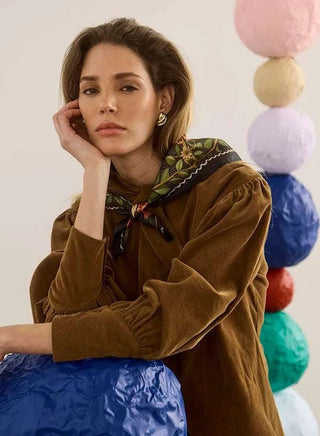 Oversized Scarf - Found Heirloom Scarves Hunter Bell Monkee's of The Woodlands