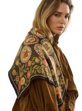 Oversized Scarf - Found Heirloom Scarves Hunter Bell Monkee's of The Woodlands
