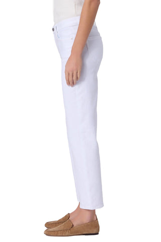 Paige Mason Ankle Jean - Crisp White Denim Paige Monkee's of The Woodlands