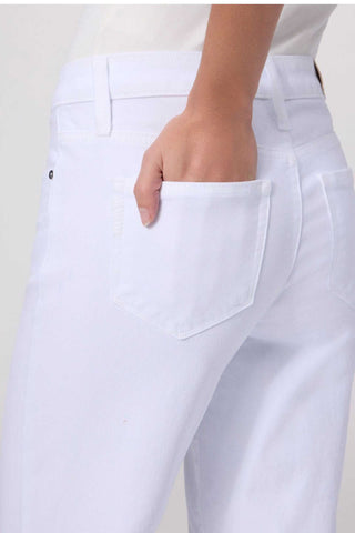 Paige Mason Ankle Jean - Crisp White Denim Paige Monkee's of The Woodlands