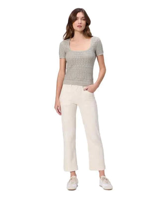 Quincy Ankle Pant - Quartz Sand Pants Paige Monkee's of The Woodlands