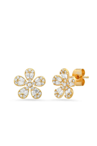 Pave Flower Studs Earrings Tai Rittichai Monkee's of The Woodlands