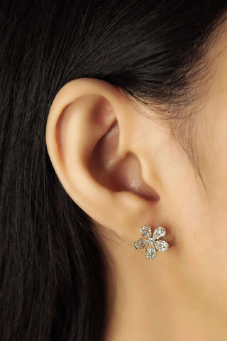 Pave Flower Studs Earrings Tai Rittichai Monkee's of The Woodlands