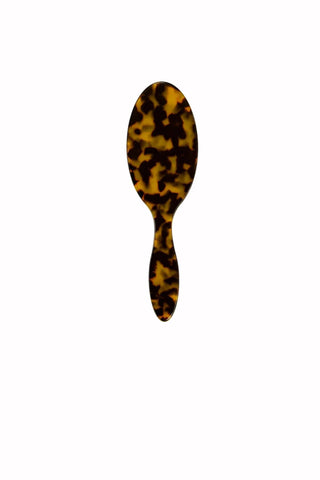 Petite Travel Detangling Hair Brush In Classic Tortoise - Tortoise Hair Accessories Machete Monkee's of The Woodlands