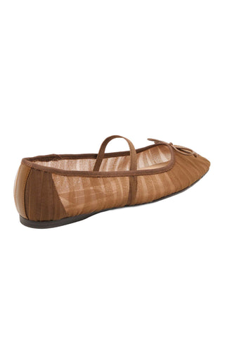 Dolce Vita Raeven Flat - Mid Brown Tulle