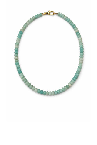 Rondelle 18" Necklace Small Swivel Clasp - Mint Necklaces Virtue Monkee's of The Woodlands