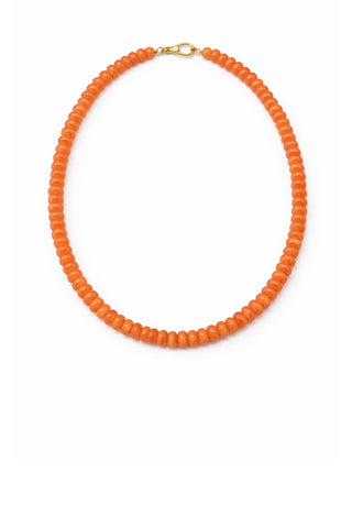 Rondelle 18" Necklace Small Swivel Clasp - Peach Orchard Necklaces Virtue Monkee's of The Woodlands