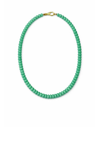 Rondelle 18" Necklace Small Swivel Clasp - Spearmint Necklaces Virtue Monkee's of The Woodlands