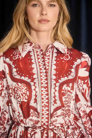 Hunter Bell Rosie Dress - Central Park Toile