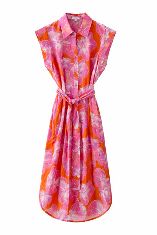 Round Hem Midi - Sunset Orchid Dresses Jade Monkee's of The Woodlands