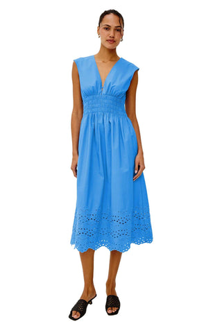 Roxanne Dress - Harbor Blue Dresses Rails Monkee's of The Woodlands