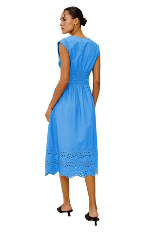 Roxanne Dress - Harbor Blue Dresses Rails Monkee's of The Woodlands