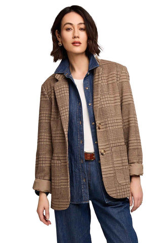 Gentle Fawn Sapphira Jacket - Chocolate Glencheck