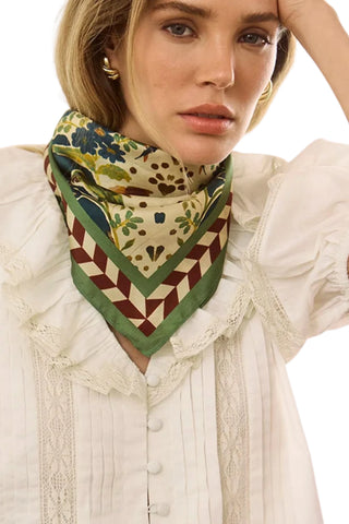 Scarf - Birds Of A Feather Navy Scarves Hunter Bell Monkee's of The Woodlands