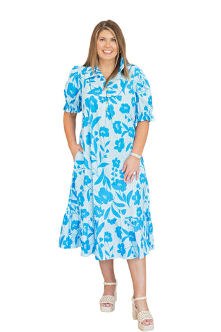 Priestly Dress - Delphinium