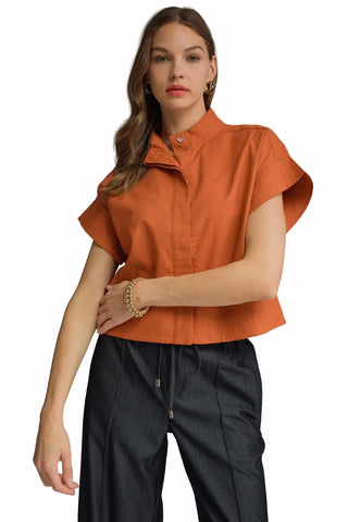 Short Sleeve Top - Rust