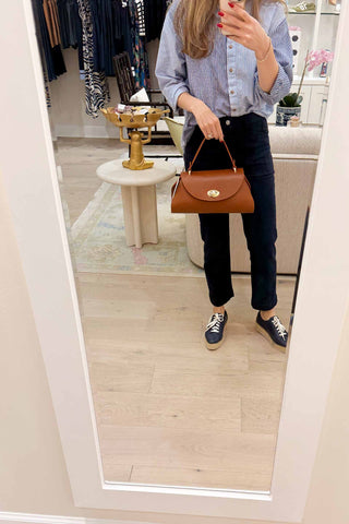 Shoulder Bag Sesto - Cuoio Handbags Monkee's of The Woodlands Monkee's of The Woodlands