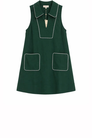 Sleeveless Dress - Hunter Green Dresses entro Monkee's of The Woodlands