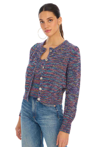 Spacedye Gia Cardigan - Rainbow