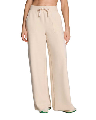 French Rib Wide Leg Pant - Toasted Coconut Activewear Spanx Monkee's of The Woodlands