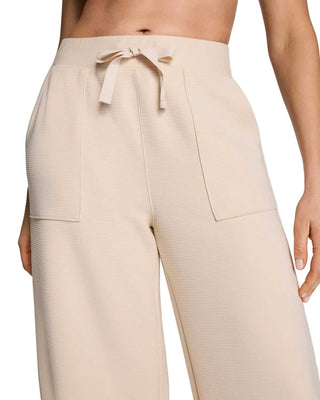 French Rib Wide Leg Pant - Toasted Coconut Activewear Spanx Monkee's of The Woodlands