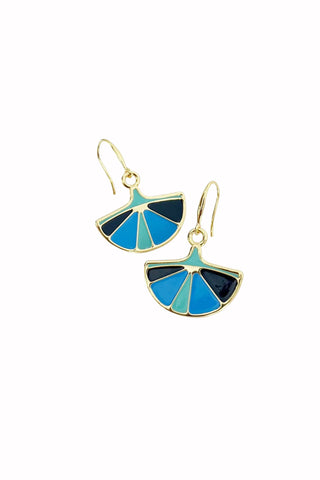 Sunbeam Earrings - Bluebell