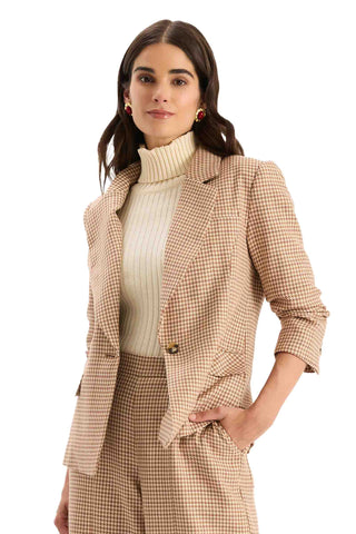 Tyler Boe Taylor Houndstooth Blazer - Multi Houndstooth