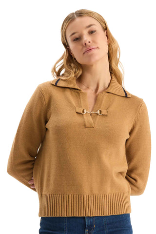 Tyler Boe Tess Horsebit Pullover - Camel
