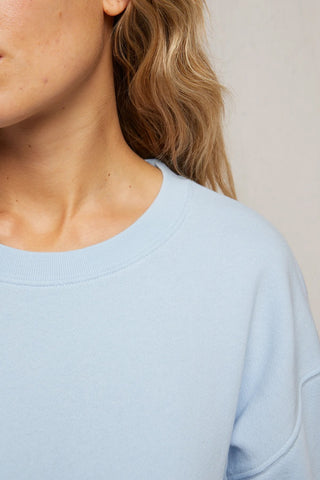 Tyler French Terry Pullover Sweatshirt - Sky Blue