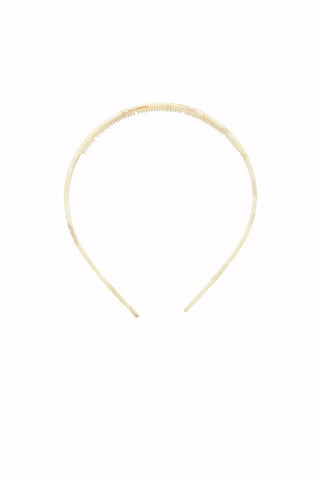 Ultralight Thin Headband In CrèMe - CrèMe