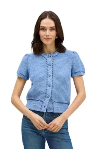 Short Sleeve Gia Cardigan Sweaters Allison New York Monkee's of The Woodlands