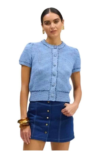 Short Sleeve Gia Cardigan Sweaters Allison New York Monkee's of The Woodlands