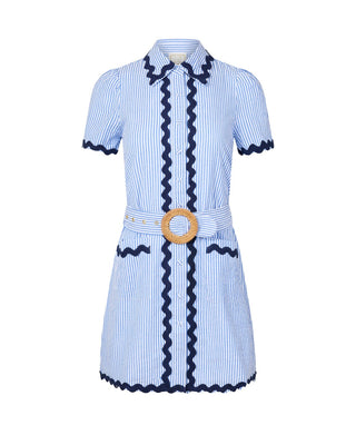 Ella Belted Shirt Dress