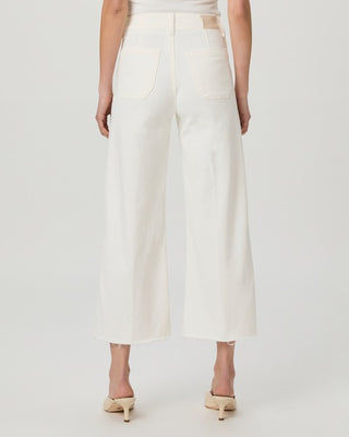 Anessa 31" Wide Leg Raw Hem - Ecru