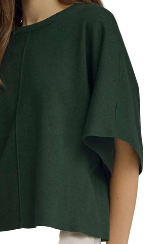 Short Sleeve Knit Top - Pine Tops entro Monkee's of The Woodlands