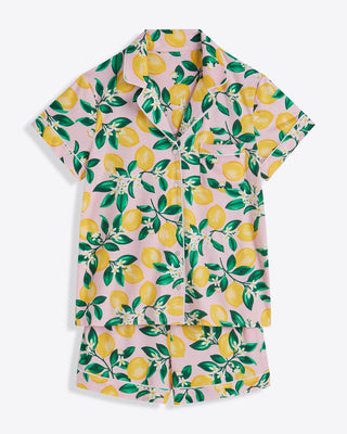 Sara Pajama Set - Pink Lemon Blossom