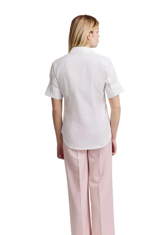 The Short Sleeve Shirt - White Tops The Shirt by Rochelle Behrens Monkee's of The Woodlands